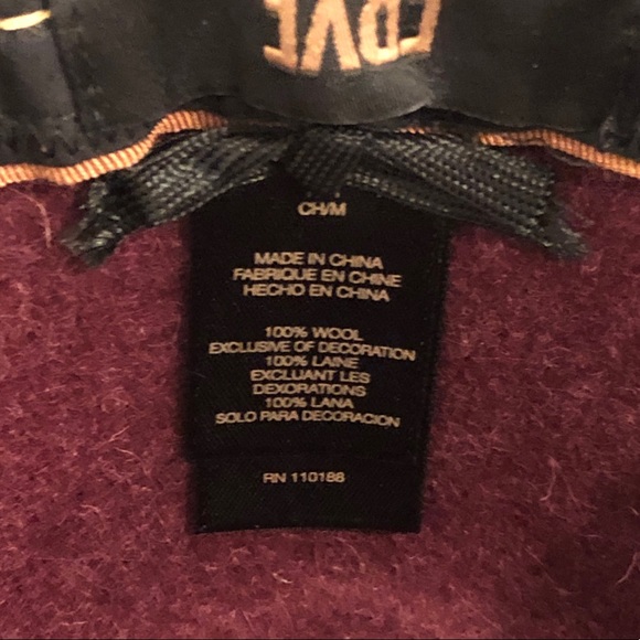 Frye Harness Wool Felt Tall Crown Fedora Hat NWT - Picture 8 of 10